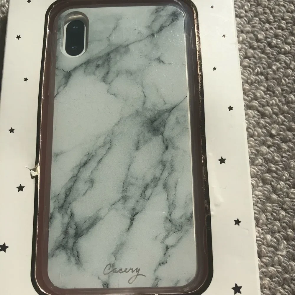 🍭6/$30 New Marble iPhone X Casery Hard Case